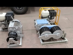 Δύο τύμπανοι βενζινοφόρος άγκυρος 5T για την έλξη καλωδίων