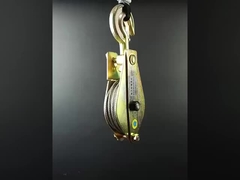 10KN Πύργος Εγκατάστασης Εργαλεία Τρεις τροχούς Χάλυβα ανύψωση Tackle Ζυγισμένο χάλυβα πλαίσιο