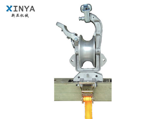 Αγορά SH10TY Παγκόσμιο Crossarm Mounted Stringing Block με 7 ιντσών αλουμινένιο τροχό και 10KN ονομαστικό φορτίο για ελικόπτερο γραμμής μετάδοσης online manufacture