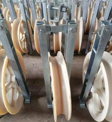 Αγορά Durable 1040mm Wheel Nylon Stringing Pulley Block with Galvanized Surface for Power Line Construction online manufacture