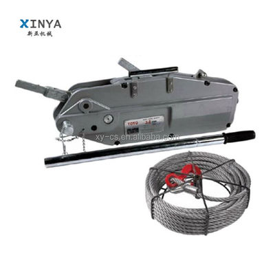 Αγορά 5.4 Ton Capacity Tirfor Hoist with 20 Meter Steel Wire Rope for Manual Cable Pulling online manufacture