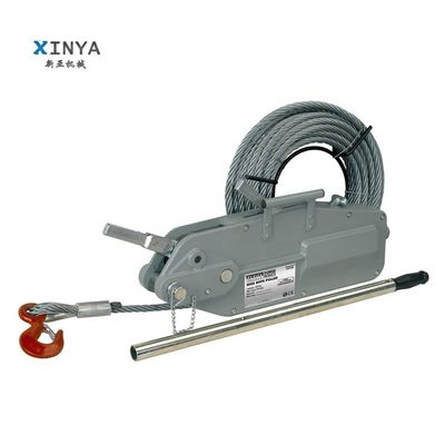 Αγορά Portable 3.2 Ton Manual Wire Rope Winch with 20M Lifting Height for Construction Hoist online manufacture