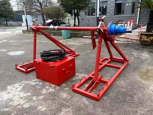 Αγορά SIPZ-7H Hydraulic Cable Drum Jack with 7T Capacity 2000 N.M Brake Force and 45 RPM Rotation Speed for Heavy-Duty Transmission Line Stringing online manufacture