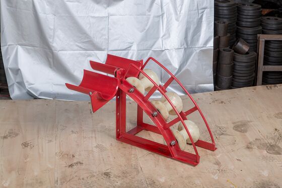 Αγορά B Series Heavy-Duty Cable Entrance Protection Roller for Underground Cable Pulling with 80-200mm Tube Diameter and 17-23kg Weight online manufacture