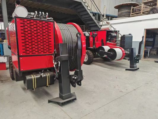 SA-YQ60 60KN Υδραυλικός σχοινίτης με κινητήρα ντίζελ