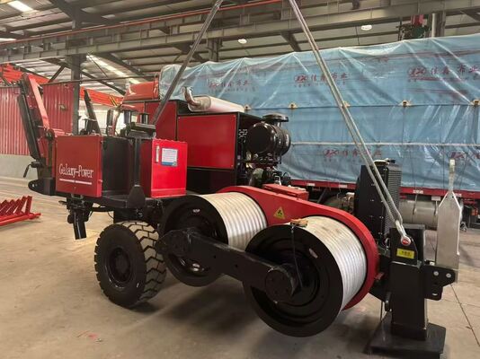 SA-YQ180 Diesel Hydraulic Puller with 180kN Maximum Pulling Force, Advanced Hydraulic System, and High-Efficiency Diesel Engine for Power Line Construction